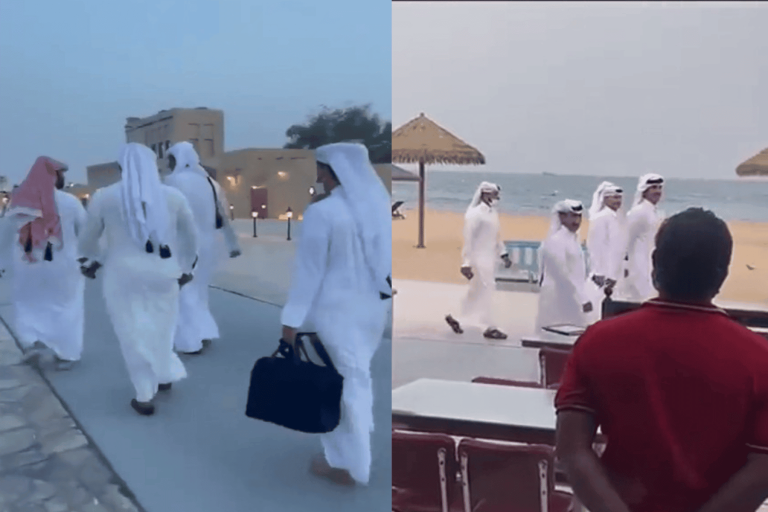أمير قطر تميم بن حمد يلفت الأنظار بما فعله في “سوق الوكرة” (فيديو) أمير قطر تميم بن حمد في سوق الوكرة watanserb.com