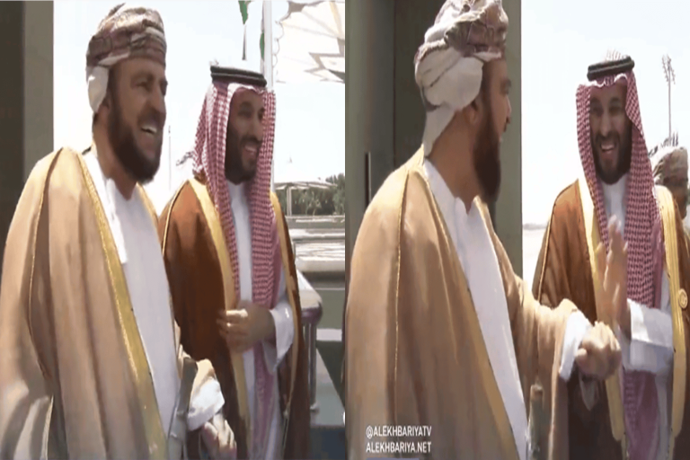 ماذا قال أسعد بن طارق لمحمد بن سلمان حتى علت ضحكاتهما؟ (فيديو) أسعد بن طارق و محمد بن سلمان watanserb.com