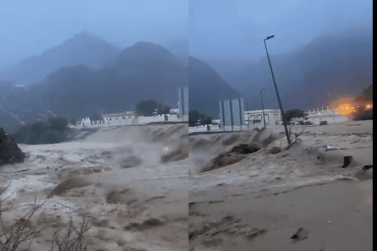 سيول غير مسبوقة تُغرق الإمارات.. وتحركات عاجلة من السلطات (فيديوهات) سيول في الإمارات watanserb.com