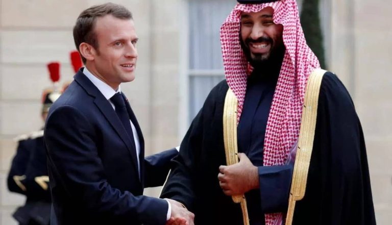 لقاء ابن سلمان وماكرون watanserb.com