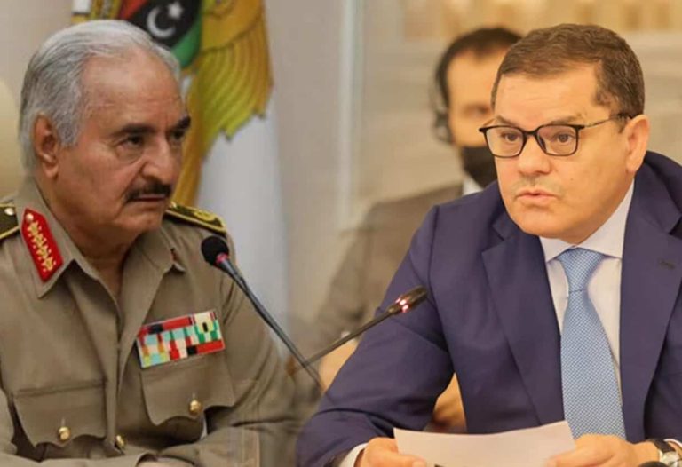 موقع استخباري فرنسي يكشف تفاصيل صفقة سرية بين “الدبيبة” و”حفتر” برعاية الإمارات عبدالحميد الدبيبة watanserb.com
