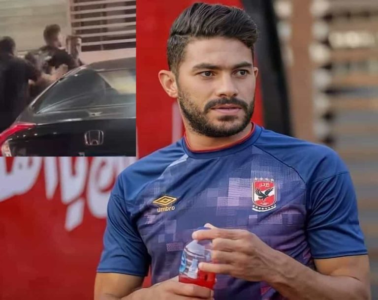تفاصيل شجار ياسر إبراهيم مع مشجع بالمنصورة watanserb.com