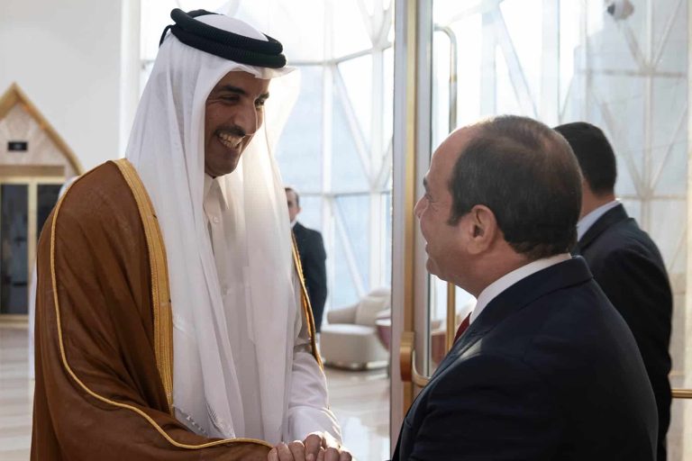 امير قطر و السيسي watanserb.com