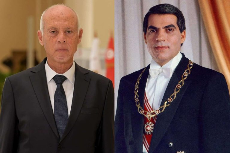 بن علي و قيس سعيد watanserb.com