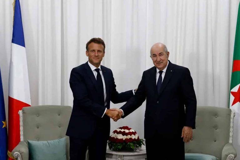عبدالمجيد تبون وماكرون watanserb.com