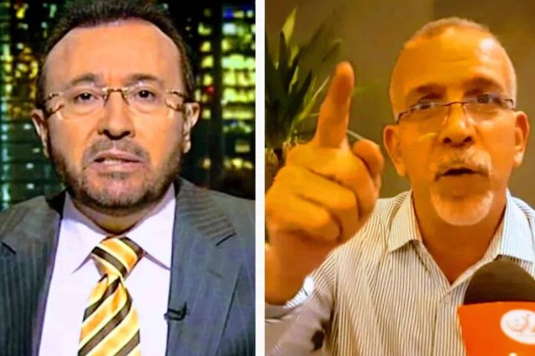 اشتباك حاد بين فيصل القاسم وحفيظ دراجي.. اتهامات متبادلة بين الخيانة والعمالة! فيصل القاسم وحفيظ دراجي watanserb.com
