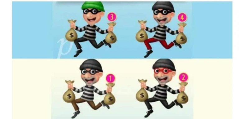 اختبار ذكي لاكتشاف من هو اللص في هذه الصورة watanserb.com