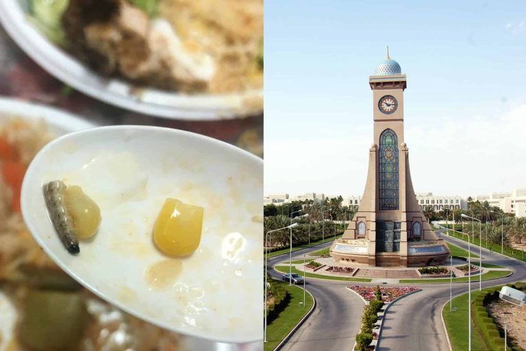 ديدان في وجبات جامعة السلطان قابوس تثير غضب العمانيين(شاهد) ديدان في وجبات جامعة السلطان watanserb.com