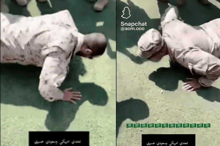 تحدي “لياقة” بين جندي سعودي وآخر أمريكي وهذا ما حدث (فيديو) تحدي بين جندي سعودي وأمريكي watanserb.com