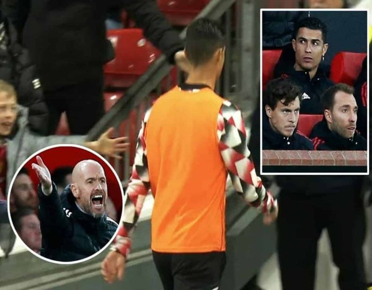 علاقة رونالدو مع تين هاج وصلت إلى طريق مسدود بهذا التصرف (فيديو) غضب رونالدو من تصرفات المدرب تين هاج watanserb.com