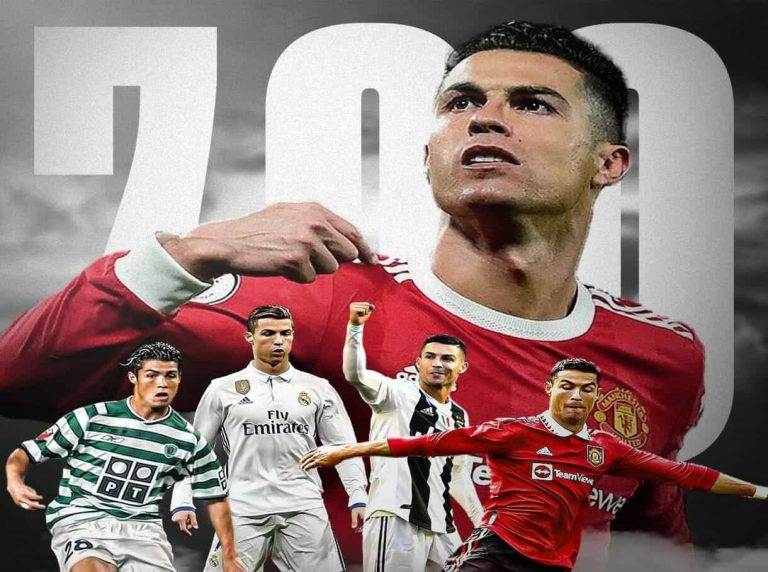 احتفال رونالدو بهدفه ال700 watanserb.com