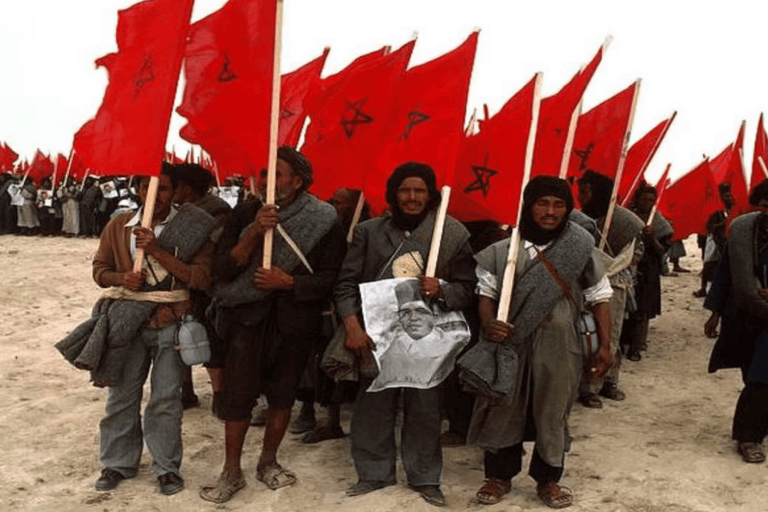 في ذكرى “المسيرة الخضراء” التي ترأسها “الحسن الثاني” وحضرها “محمد بن زايد” المسيرة الخضراء watanserb.com