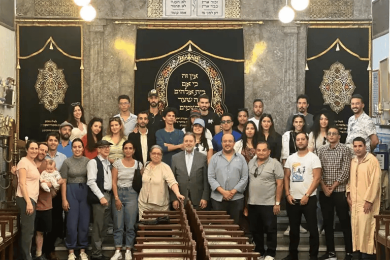 في سابقة تاريخية.. افتتاح أول معبد يهودي داخل جامعة مغربية!(شاهد) معبد يهودي watanserb.com