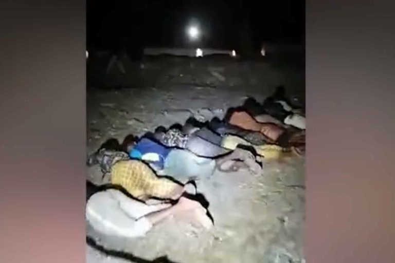 مشاهد مسربة لتصفية مهاجرين أفارقة على يد حرس الحدود السعودي تصفية مهاجرين أفارقة watanserb.com