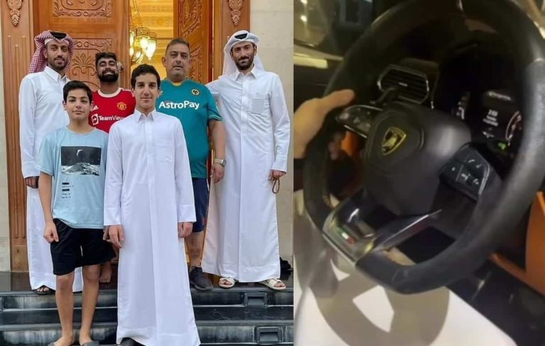رجل أعمال قطري يصدم مشجعين لمنتخب إنجلترا بما فعله معهم (شاهد) رجل أعمال قطري يستضيف في قصره مشجعين لمنتخب إنجلترا watanserb.com