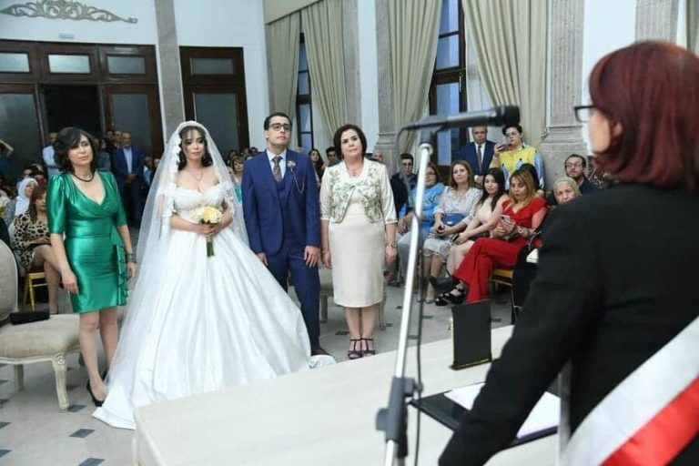 عقد قران ابنة ألفة يوسف watanserb.com