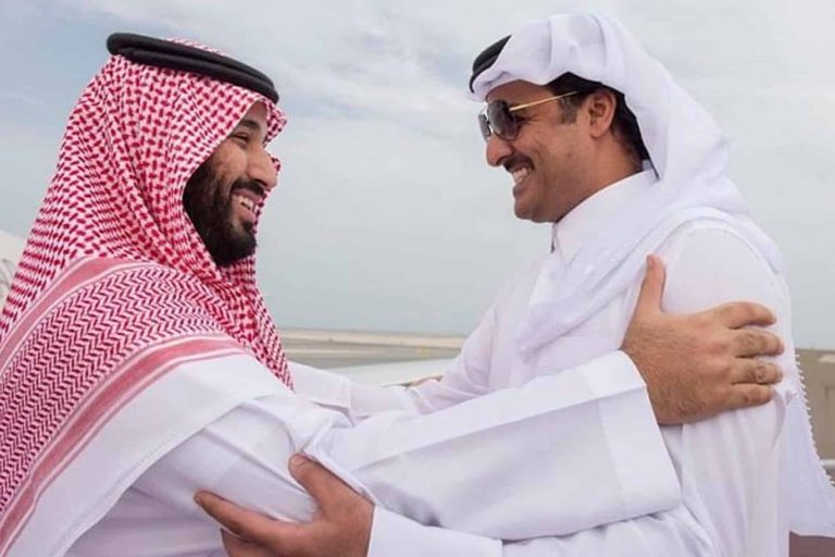 محمد بن سلمان و أمير قطر watanserb.com