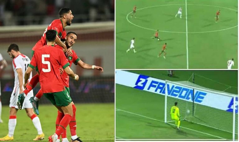 هدف عالمي من توقيع المغربي حكيم زياش (شاهد) هدف عالمي من توقيع حكيم زياش في شباك جورجيا watanserb.com