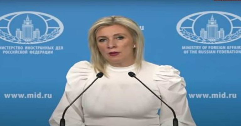 انفعال ماريا زاخاروفا على الهواء watanserb.com
