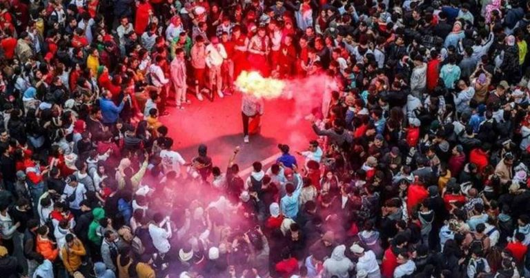 احتفالات من المحيط إلى الخليج.. منتخب المغرب فخر العرب وصانع السعادة (شاهد) احتفالات من المحيط إلى الخليج watanserb.com