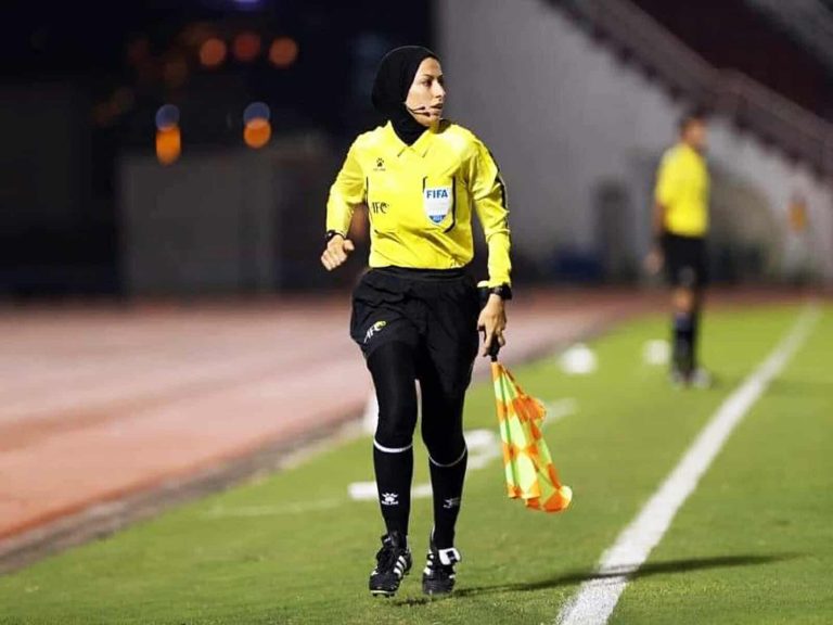 هبة سعدية أول حكمة فلسطينية watanserb.com