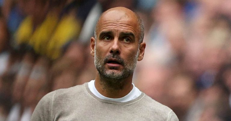 جوارديولا في مباراة مانشستر سيتي وليدز watanserb.com