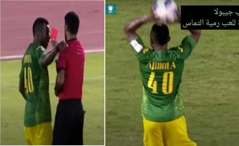 طرد اللاعب جيبولا watanserb.com