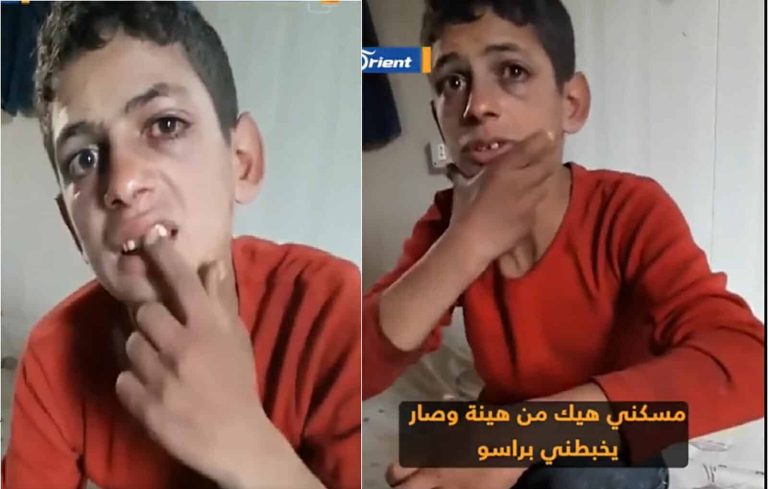 فيديو يدمي القلوب لتعذيب طفل سوري يتيم في لبنان والسبب لا يصدق تعذيب طفل سوري في لبنان watanserb.com