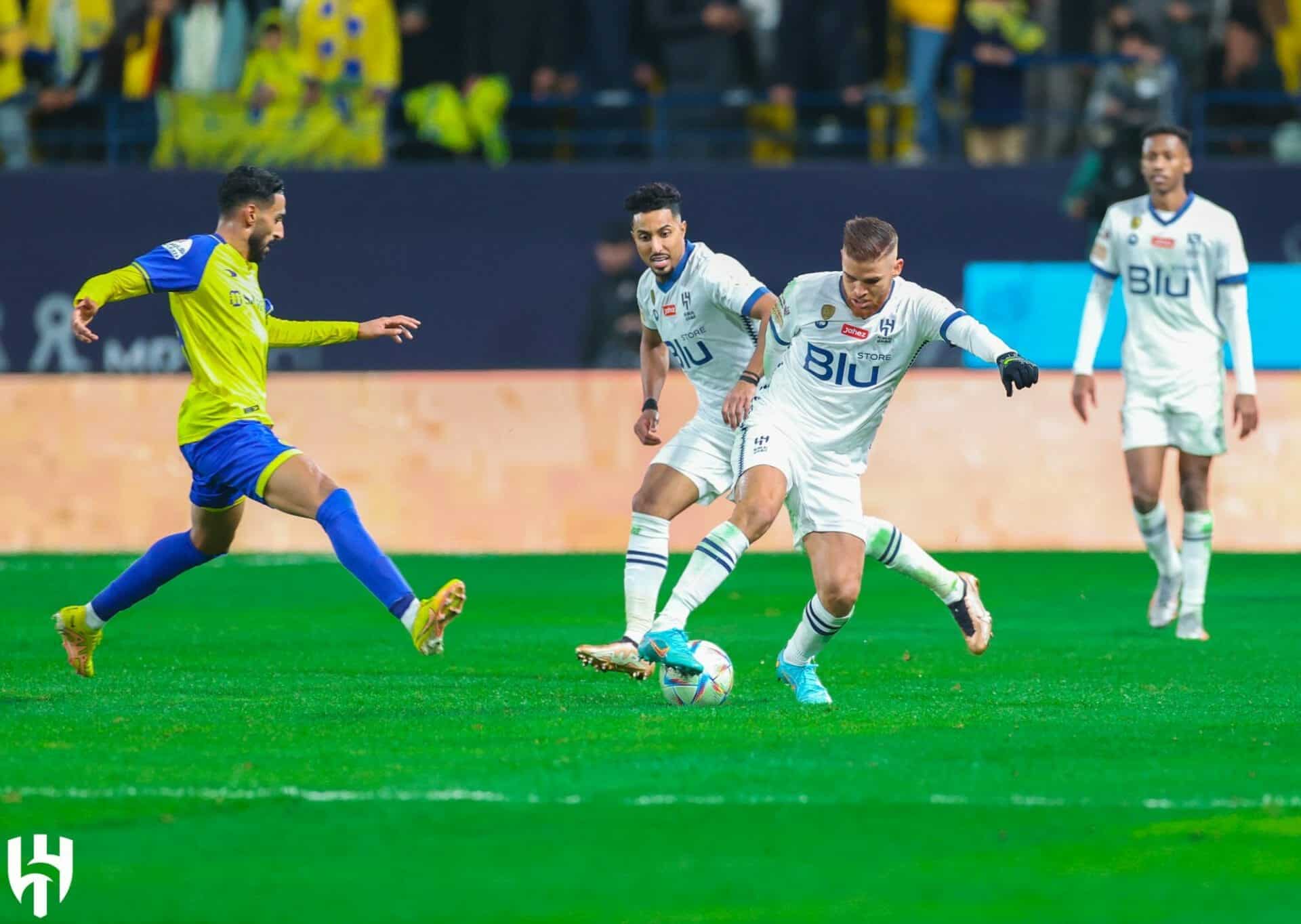 مباراة الهلال والنصر في الديربي السعودي
