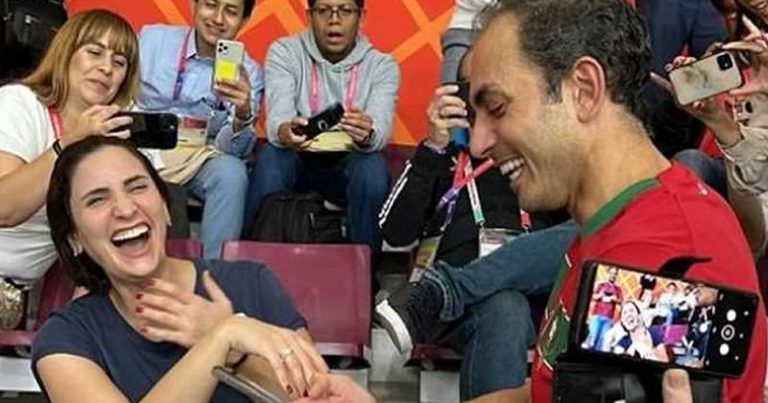 مدرجات مباراة المغرب وكرواتيا watanserb.com