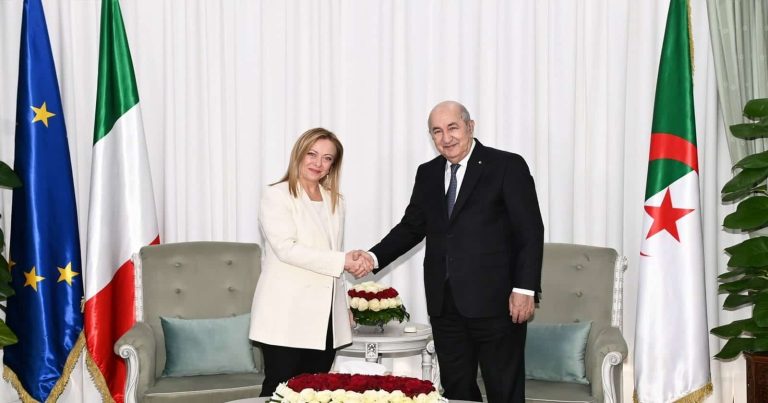 زيارة جورجيا ميلوني الجزائر watanserb.com