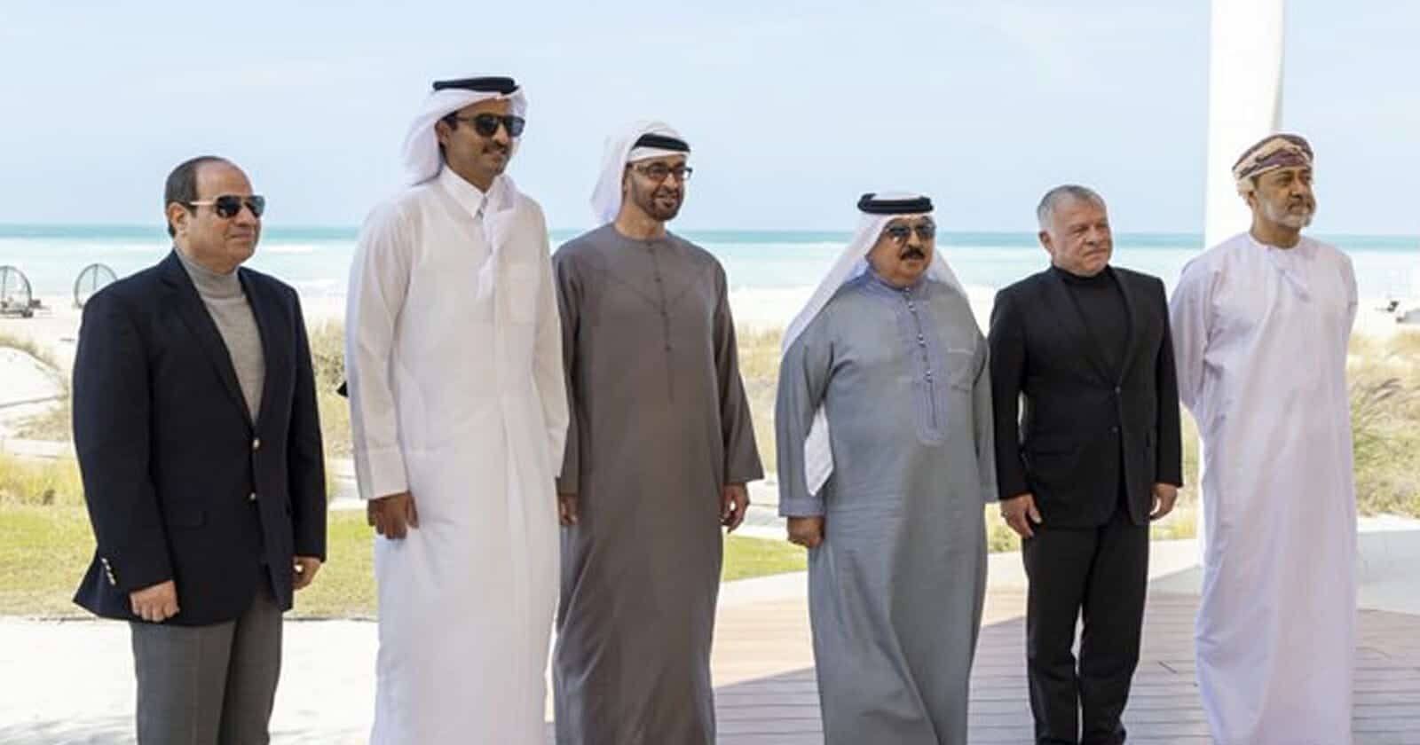 أمير قطر و محمد بن زايد watanserb.com