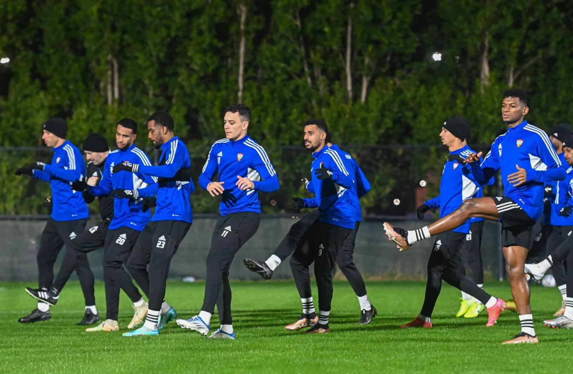 تدريبات منتخب الإمارات في كأس الخليج 25