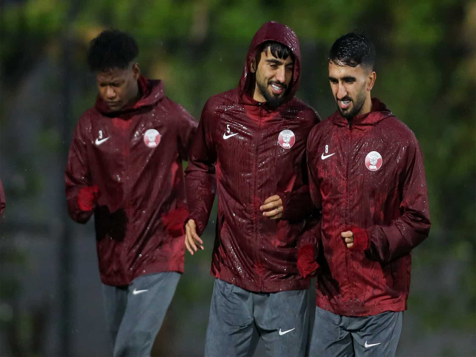 تدريبات منتخب قطر في خليجي 25