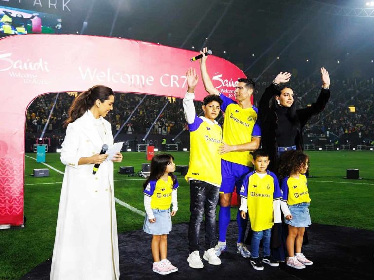 جورجينا تخاطب جماهير النصر السعودي بالعربية watanserb.com