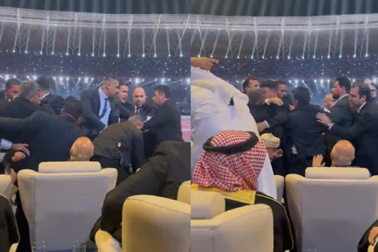 شجار على منصة كبار الشخصيات في افتتاح بطولة خليجي 25 watanserb.com