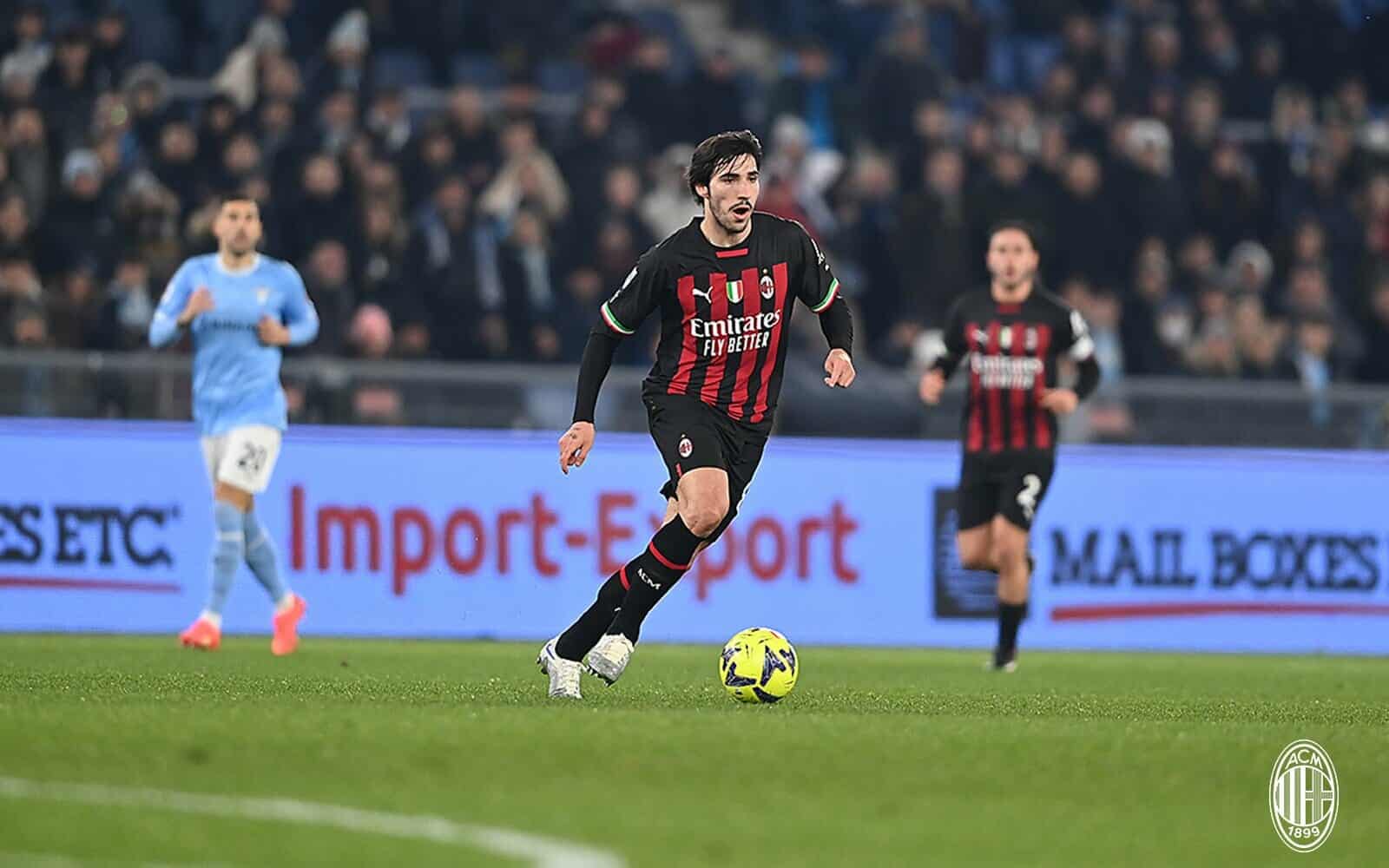 مباراة ميلان ولاتسيو في الدوري الإيطالي