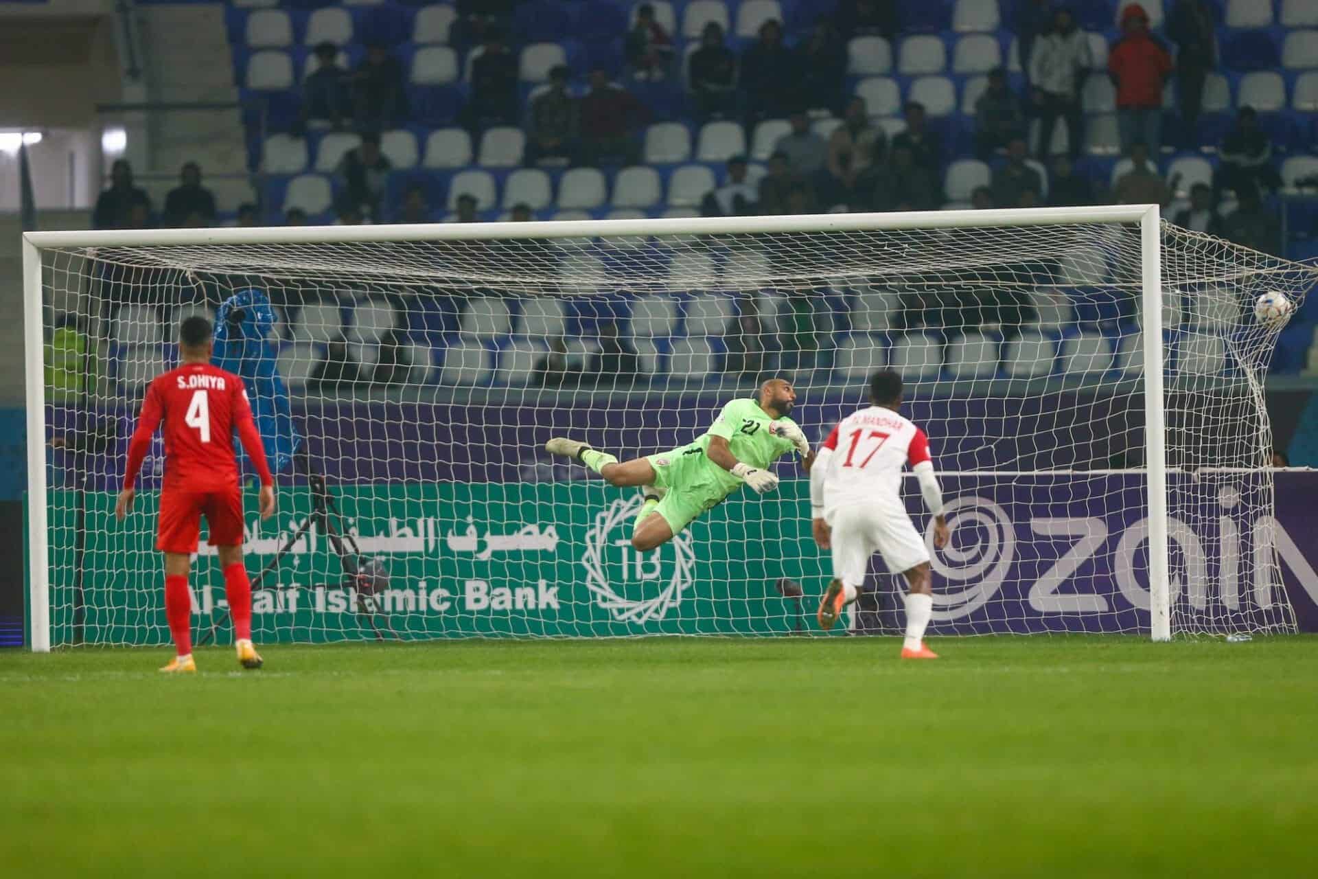 هدف عمان في شباك البحرين في خليجي 25