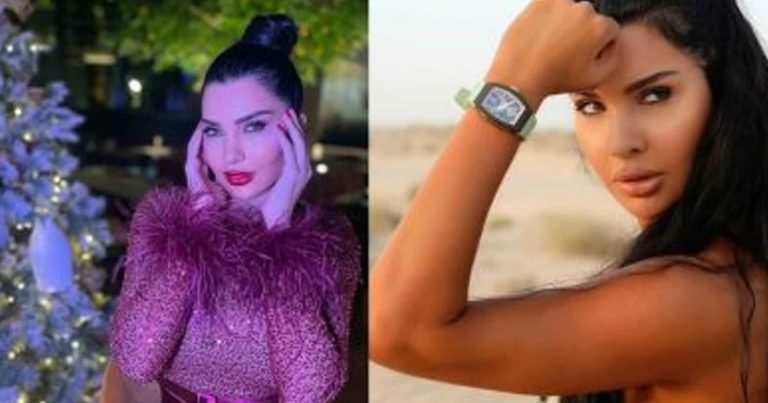 لاميتا فرنجية بأخطر إطلالة بقميص نوم أحمر شفاف كشف ما تحته! (شاهد) لاميتا فرنجية بقميص نوم أحمر شفاف watanserb.com
