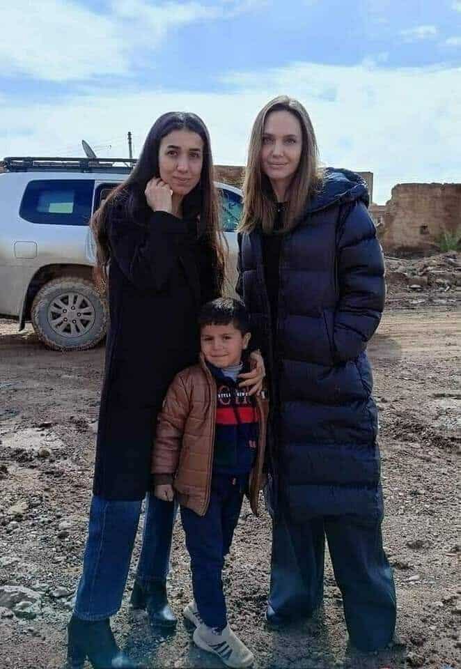 أنجلينا جولي في العراق
