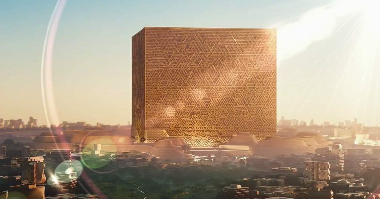 مشروع المربع الجديد.. ابن سلمان يحاكي الكعبة بـ”المكعب” في الرياض وجدل (شاهد) مشروع المربع الجديد watanserb.com