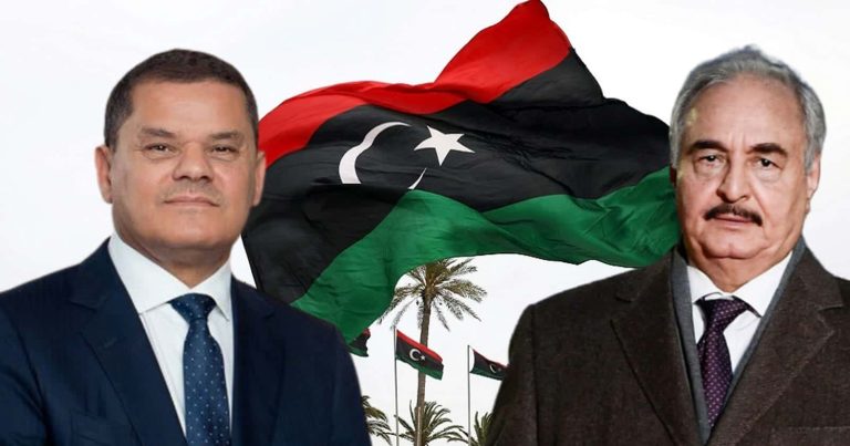 بدعم روسي.. تحالف مشبوه بين الدبيبة وحفتر برعاية الإمارات والمُستهدف “موانئ ونفط ليبيا” الدبيبة وحفتر watanserb.com