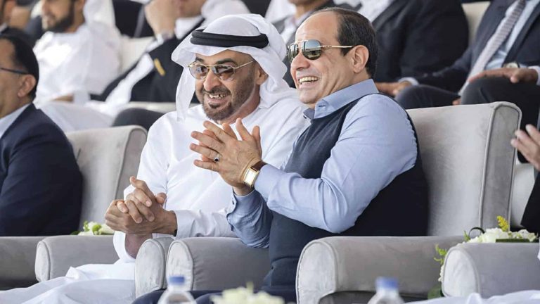 السيسي ومحمد بن زايد watanserb.com