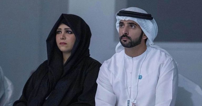 الشيخة لطيفة مع أخيها حمدان watanserb.com