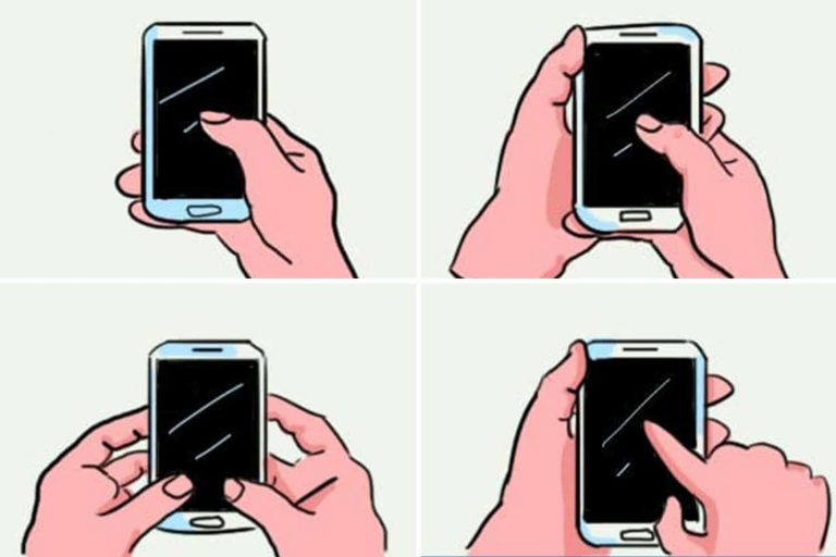 تعرف على شخصيتك الحقيقية من الطريقة التي تمسك بها هاتفك watanserb.com
