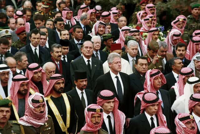جنازة الملك حسين بن طلال
