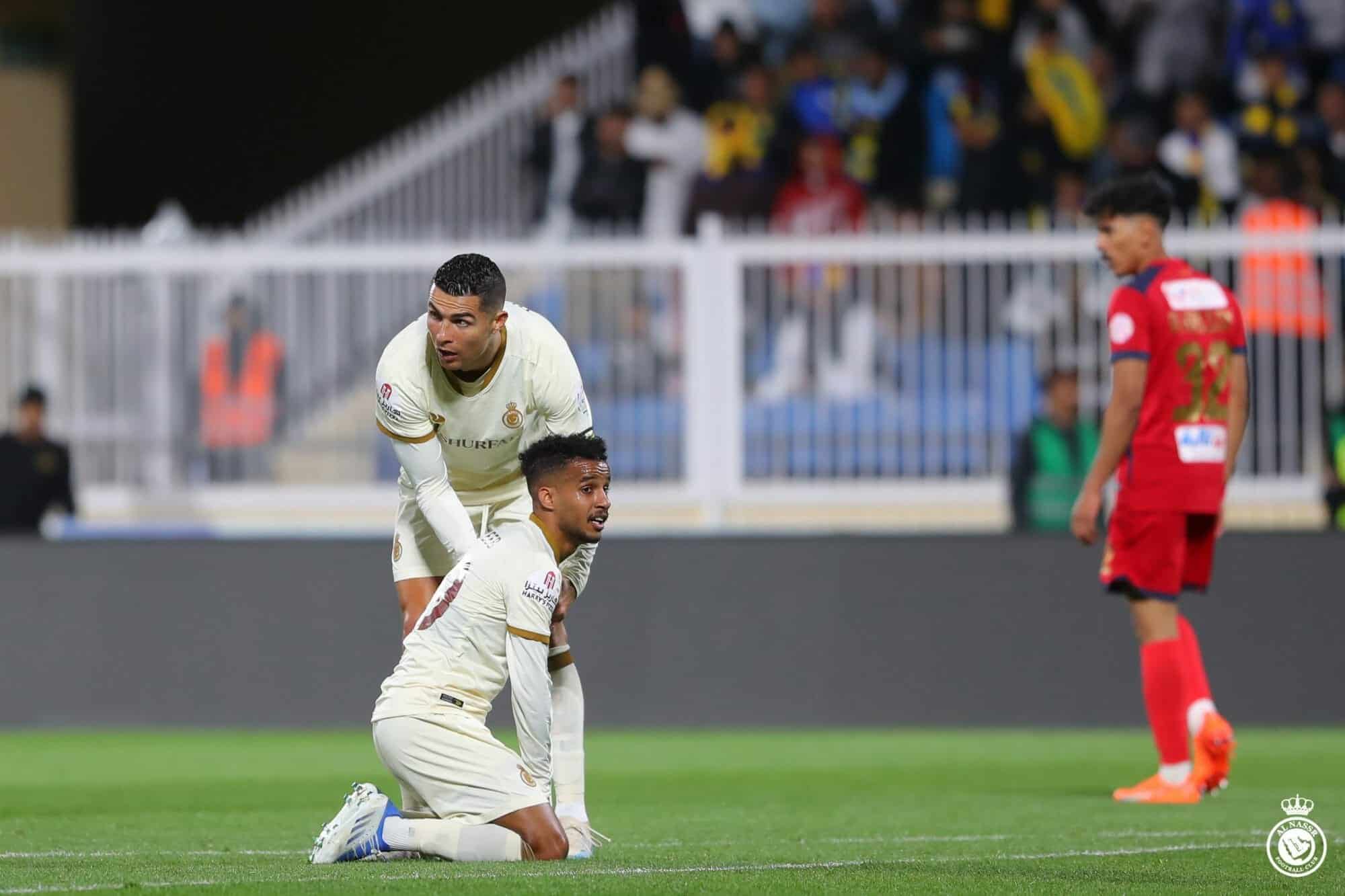مباراة النصر وضمك في الدوري السعودي