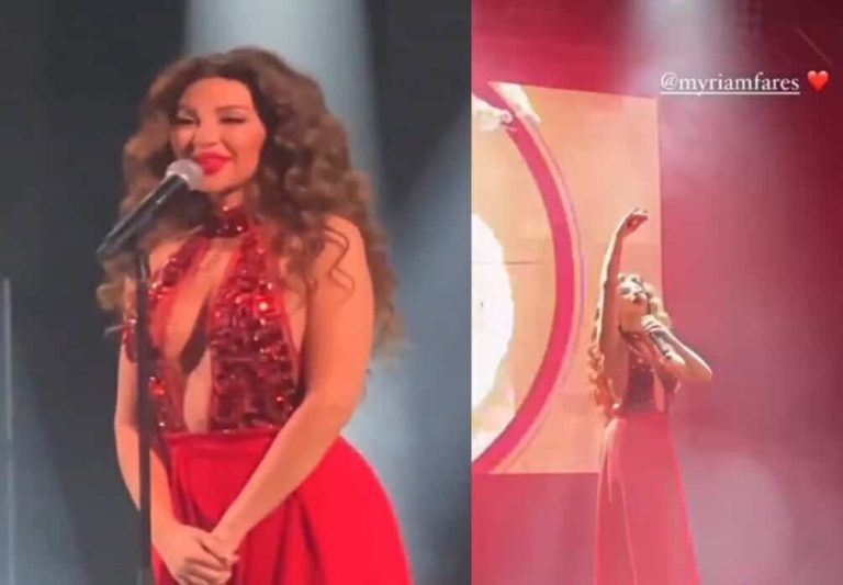 ميريام فارس تتبرع لمنكوبي زلزال سوريا watanserb.com