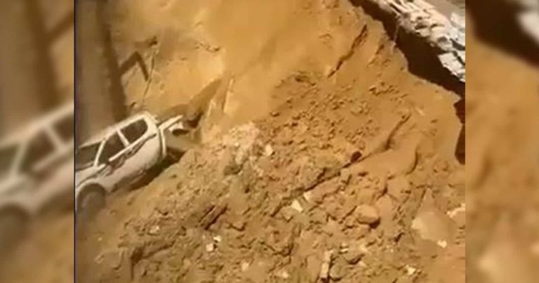 هبوط أرضي كبير ومفاجئ في العارضية بالكويت watanserb.com