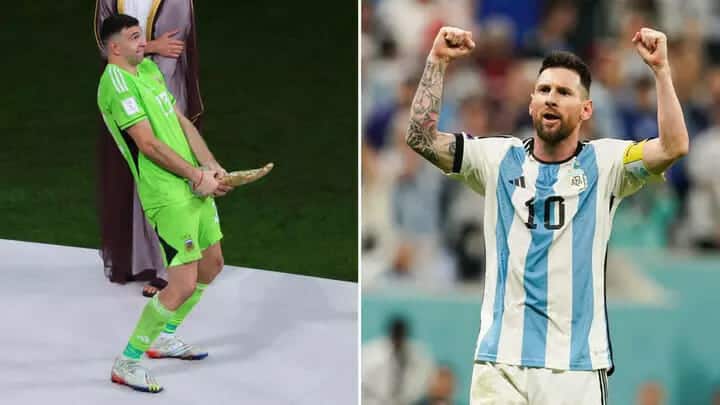 احتفال فريق الارجنتين بفوزه في كاس العالم